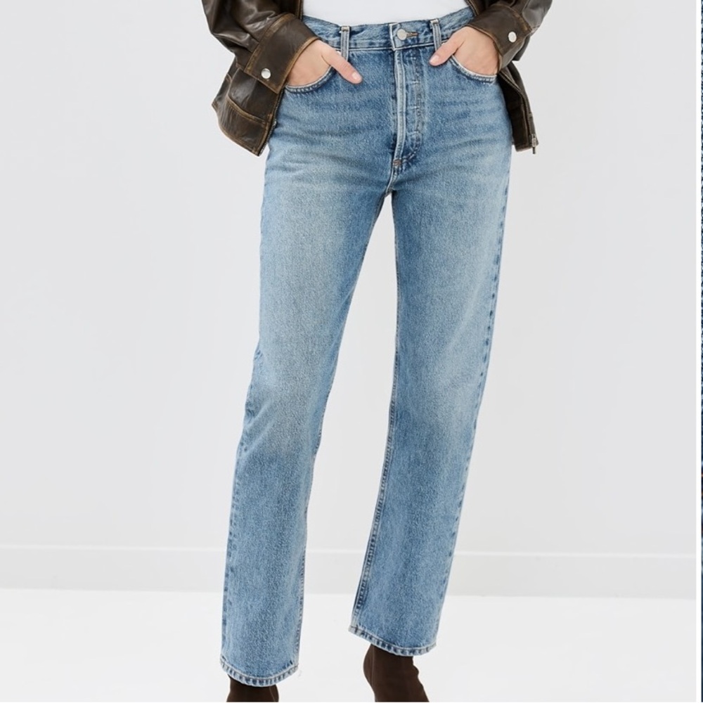 Agolde 90s Pinch Waist High Rise Straight Jeans